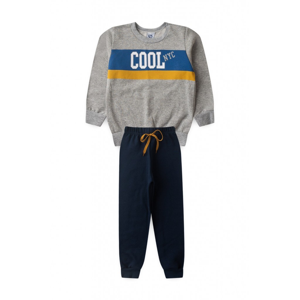 Conjunto Infantil Masculino Viajando Para Nova Iorque - Baby & Kids Fashion