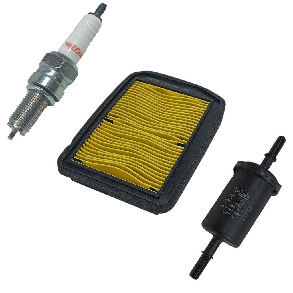 Kit Vela Filtro Combustível Ar Xtz 150 Crosser Ys 150 Fazer 2014 2015 a 2020 Fz 15 Fazer 2023 a 2024 em Oferta na Shopee