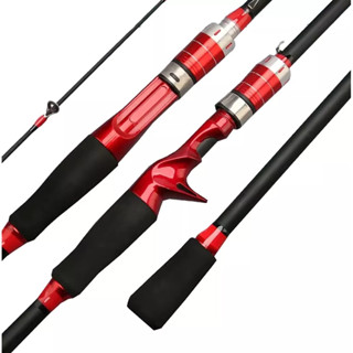 Vara de Pesca 1,80m 10lbs Para Carretilha 2 Partes Fibra de Carbono Ação Rápida Leve Esportiva Tilápia Tucunaré em Oferta na Shopee