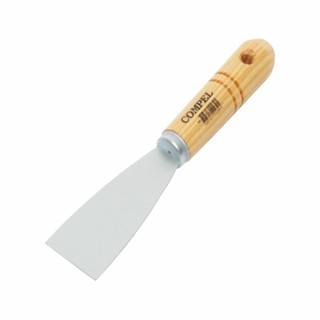 Espátula em aço temperado com cabo de madeira nº 4 - Compel em Oferta na Shopee