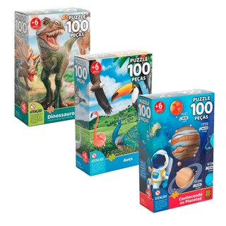 Combo Quebra-Cabeças 100 peças em Oferta na Shopee
