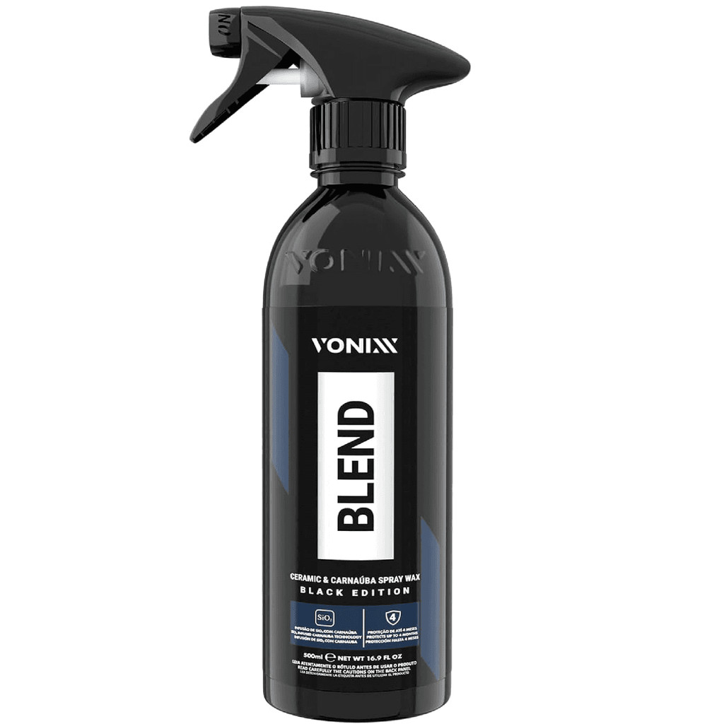 Cera Liquida Automotiva Carnauba Blend Spray Black Vonixx em Oferta na Shopee