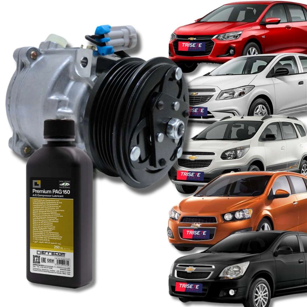Compressor Scroll GM Onix Prisma Spin Sonic 1.8 Cobalt 1.8 Tracker 1.8 2013 2014 2015 2016 2017