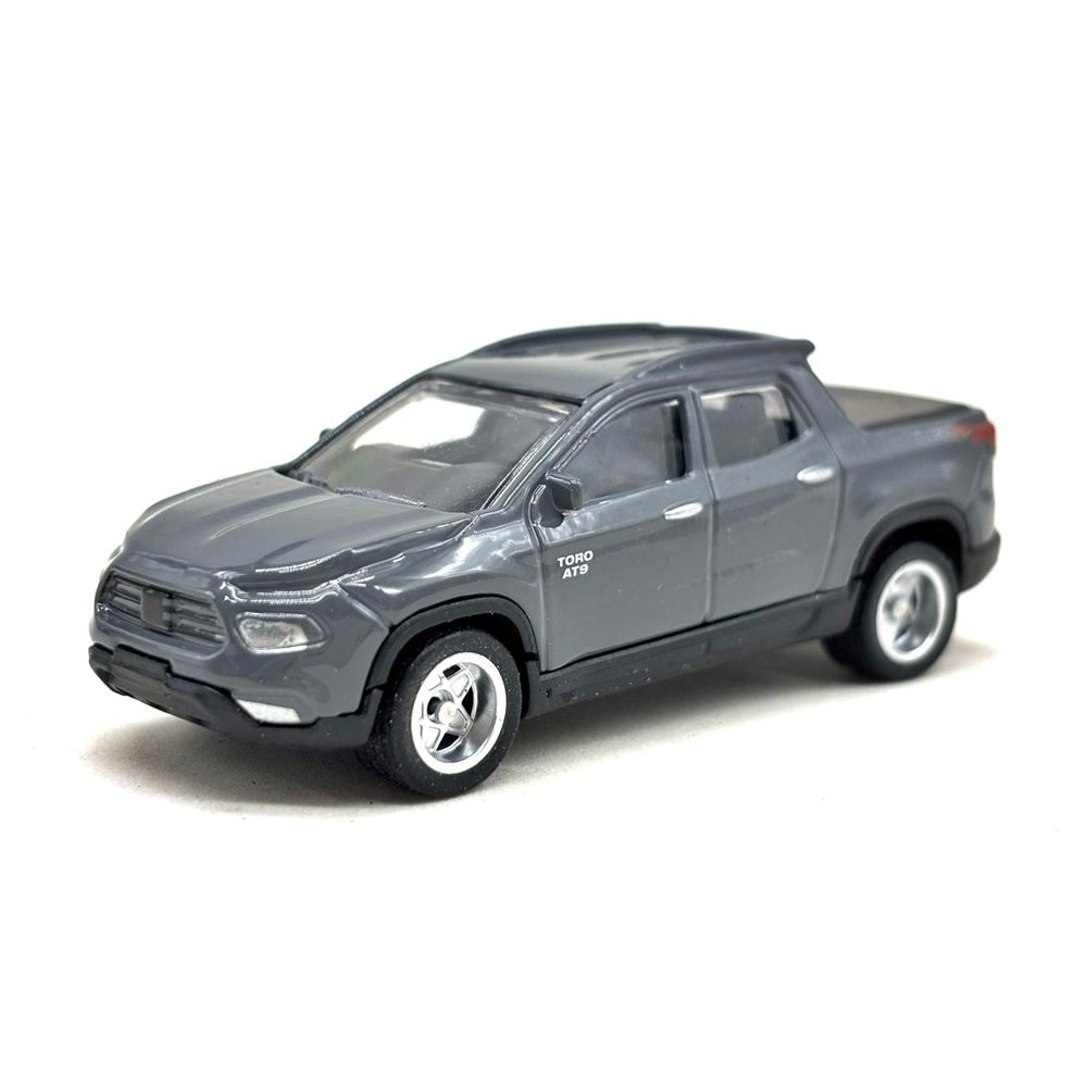 Miniatura Picape Fiat Toro - Grafite - 1:64 - CKS Toys