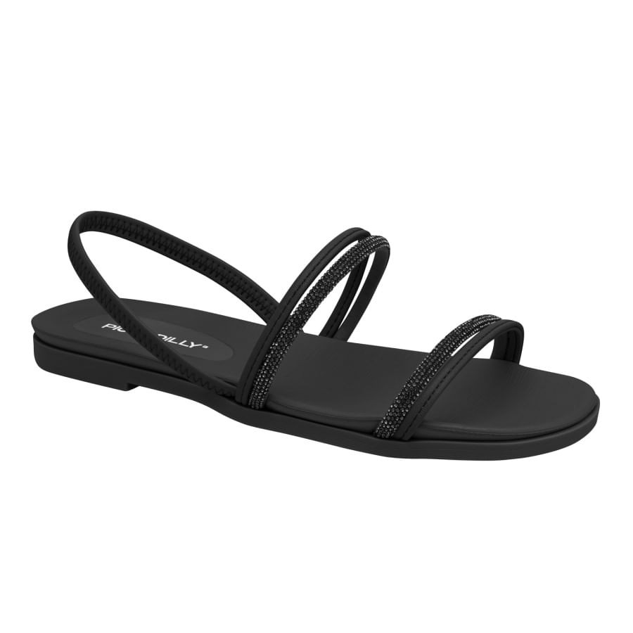Rasteirinha Mari Rasteira Preto - Women Shoes