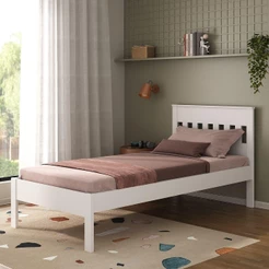 Cama de Solteiro para Colchão 88 x 188cm Multimóveis CR35253