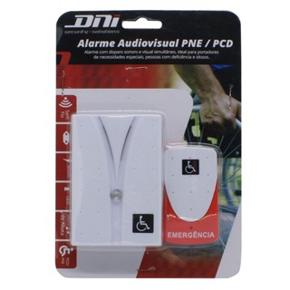 Alarme Audiovisual Deficientes Banheiro Bivolt em Oferta na Shopee