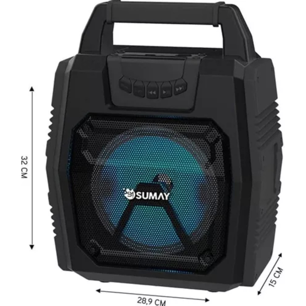 CAIXA DE SOM AMPLIFICADA SUMAY 30W ENJOY SM-CSP1307