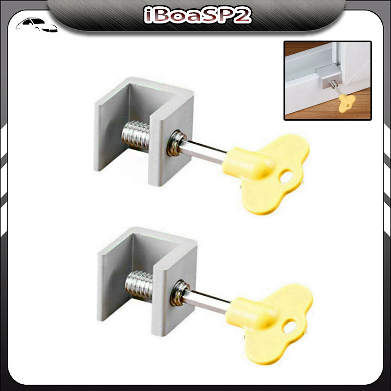 Kit 2pcs Travas Para Porta Janela Correr Segurança Infantil alta qualidade