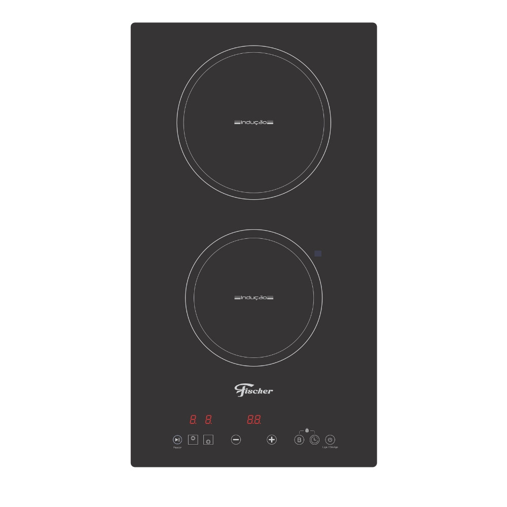 Cooktop de Indução 2 Bocas Fischer Vitrocerâmico em Oferta na Shopee