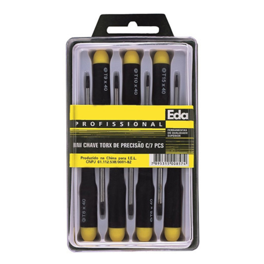 Jogo De Chave De Precisão Chave De Torx 8Ni Torx 7 Peças T5-T15