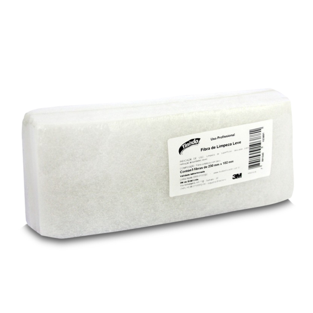 Kit C/ 6 Fibras de Limpeza Leve Branca Tinindo 3M