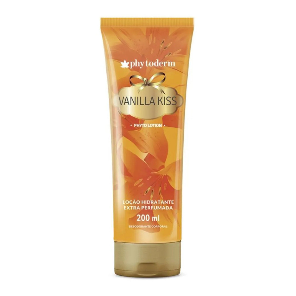 Loção Desodorante Hidratante Corporal Vanilla Kiss 200ml Phytoderm