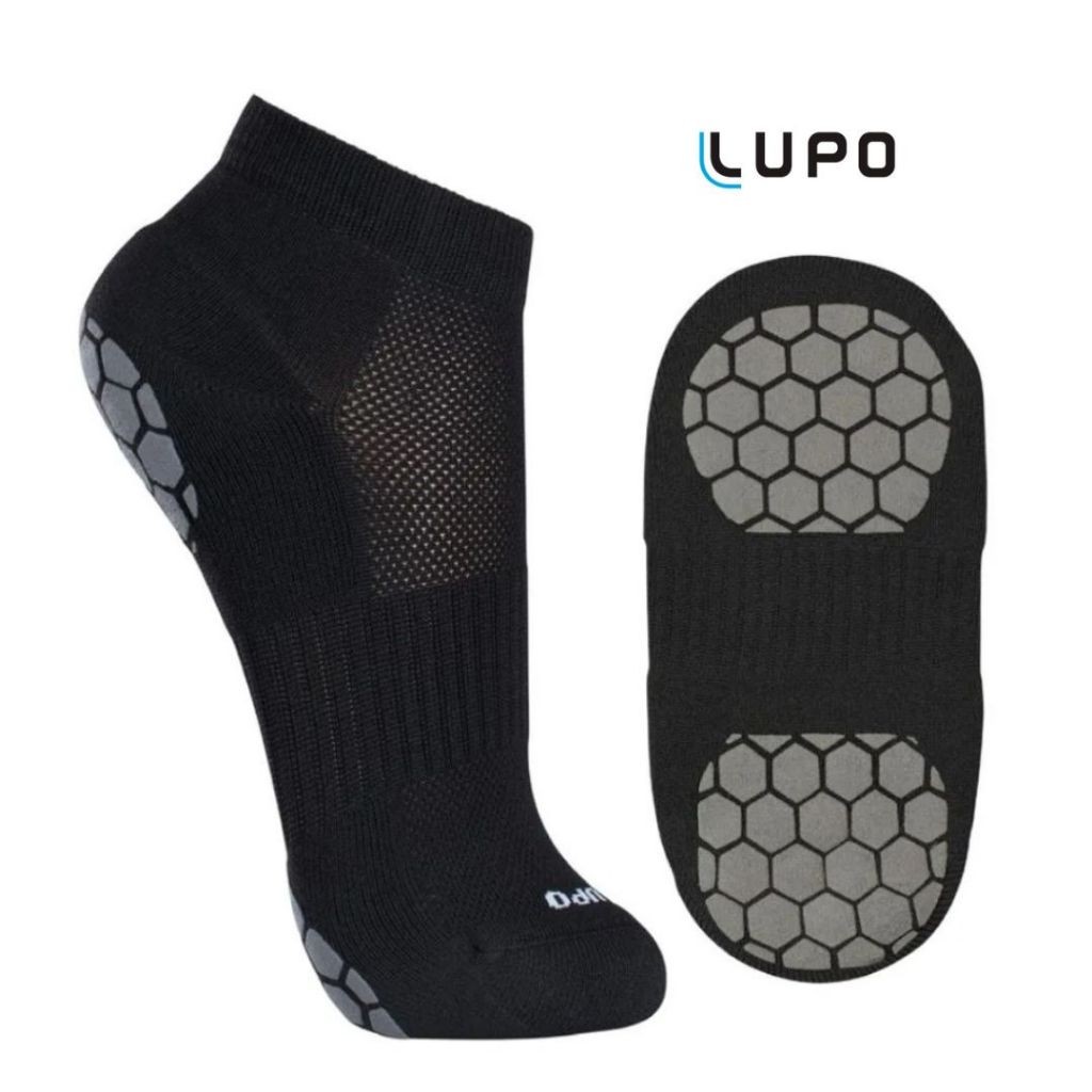 Meia Cano Curto Adulto Antiderrapante pilates hidroginástica Lupo Ref.: 03310 em Oferta na Shopee