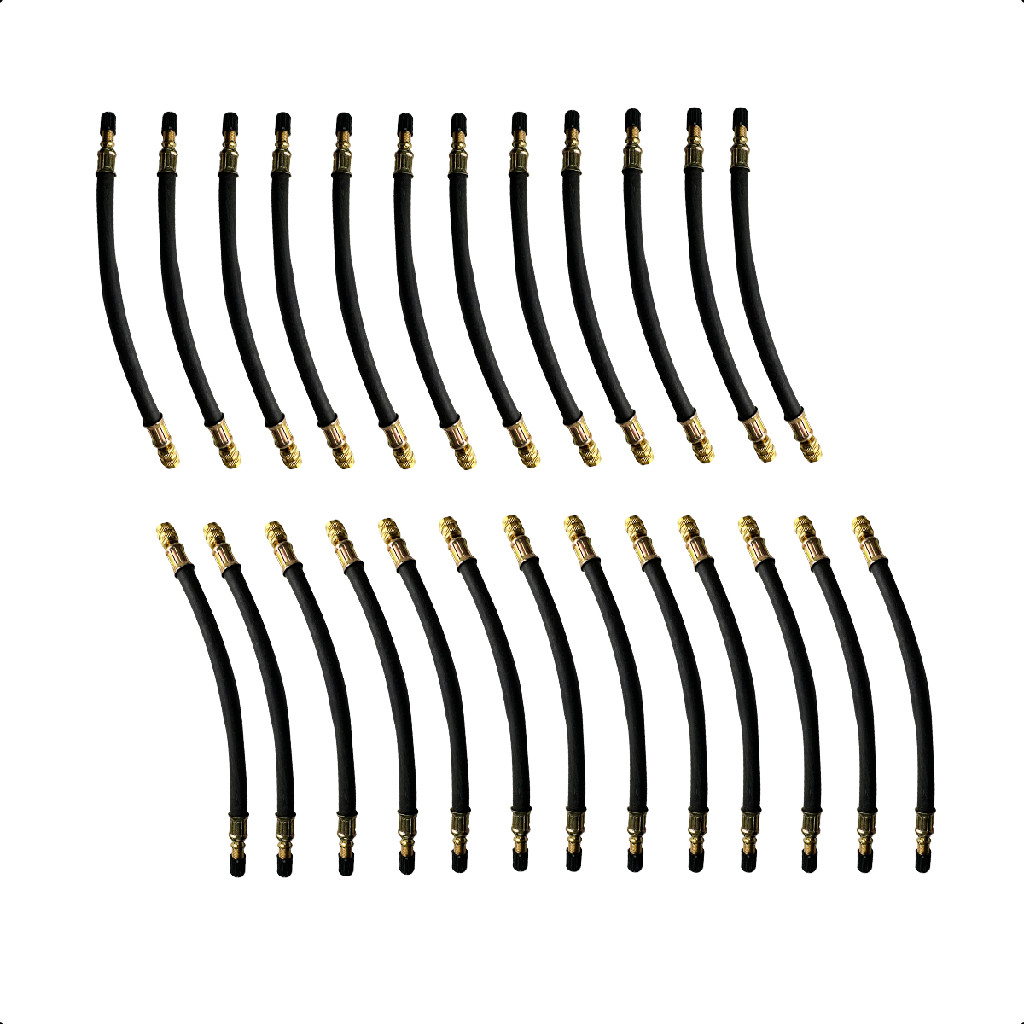 Kit 25 Prolongador Borracha P/ Pneu Caminhao e Onibus 210MM