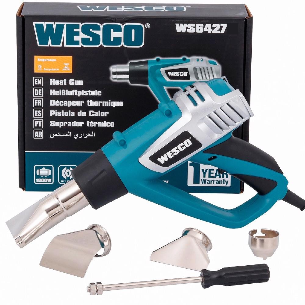 Soprador Térmico 1800W / 2000W com Kit WS6427 WESCO - Home & Living