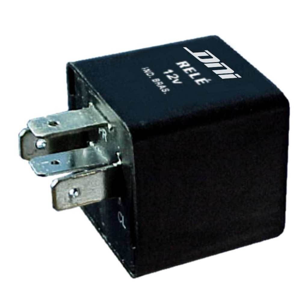 Rele Comando Pisca 32mm Compatível com Fiat / Ford / Renault / Peugeot / Citroen - 12V 4 Terminais