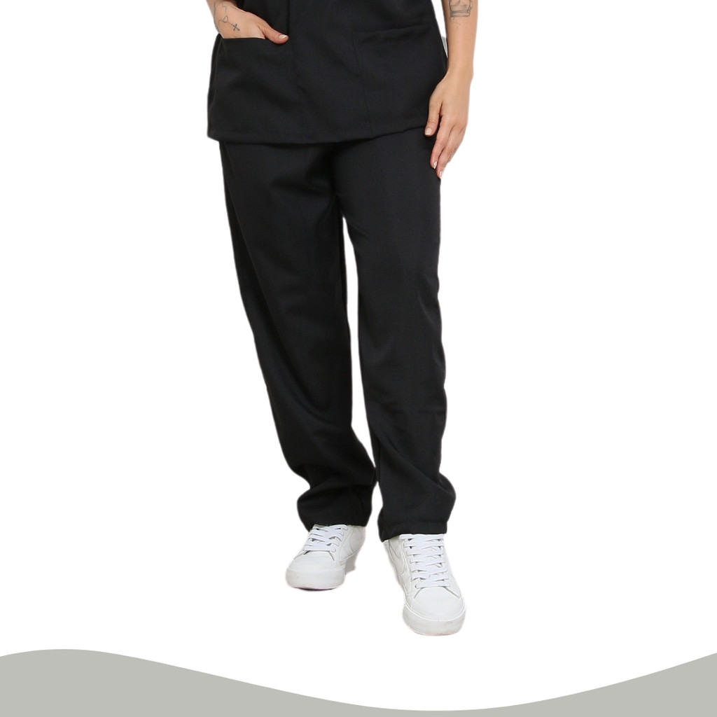 Calça Oxford Uniforme Padeiro Chefe De Cozinha Scrub em Oferta na Shopee