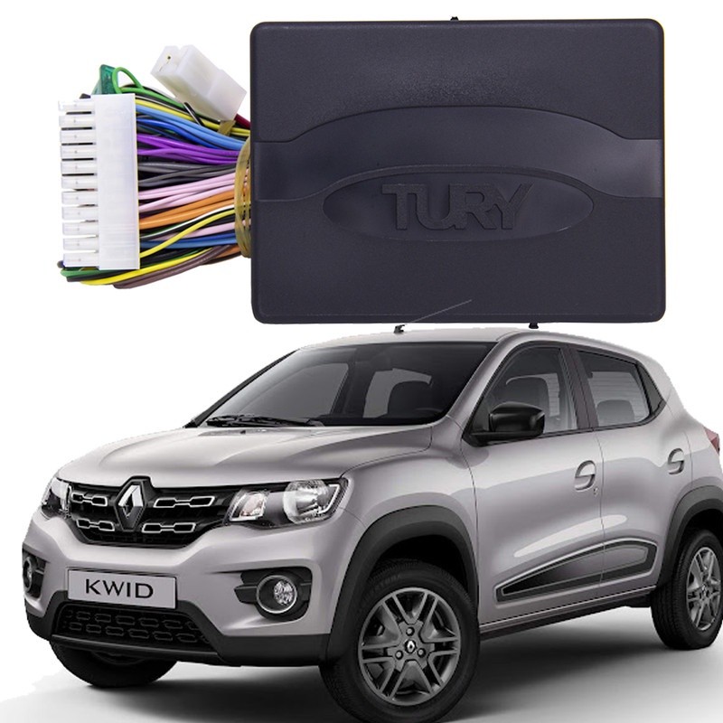 Módulo Automação Vidro Elétrico Tury PRO 2.5 EJ para Renault Kwid a Partir de 2017
