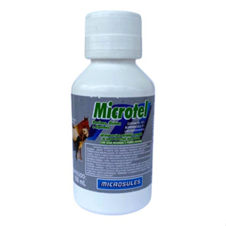 Microtel Remedio Vermes Oral Ovinos, Bovinos Equinos 100ml em Oferta na Shopee