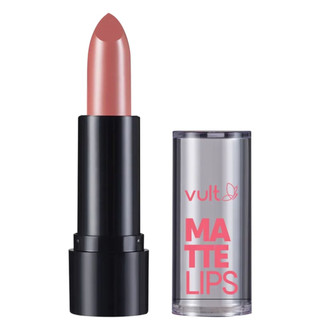 Batom Vult Marrom Castanho Matte Lips 3,8g em Oferta na Shopee