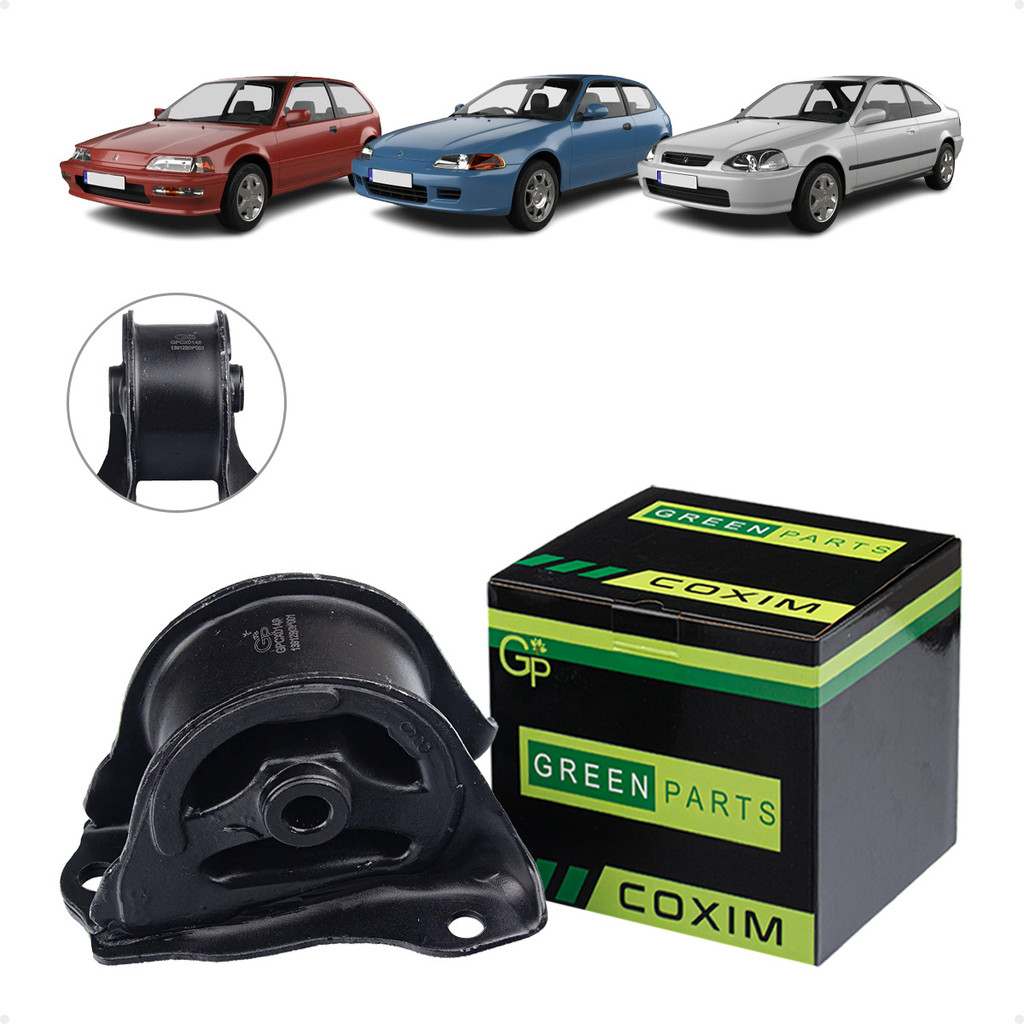 Coxim do Motor Traseiro Honda Civic 1.6 16V 1992 a 2000 / Honda Civic 1.5 16V 1991 a 1995