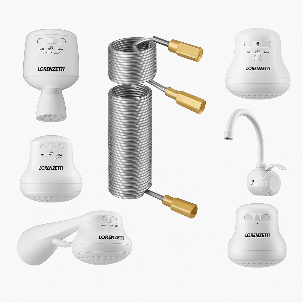 Kit 2 Resistencia Tipo Lorenzetti maxi Ducha, Bello Banho, Torneira Versatil, Relax 110V 220V 4.000W em Oferta na Shopee
