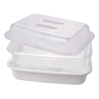 Esterilizador Para Microondas Retangular 3 peças Plasutil em Oferta na Shopee