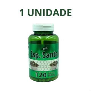 1/un espinh-eira s-anta 100% natural 120 capsulas 500 mg em Oferta na Shopee