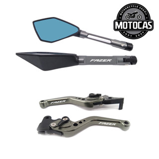 Manete Esportivo Retrovisor Fazer 150 Fazer 250 Fazer Fz15 em Oferta na Shopee
