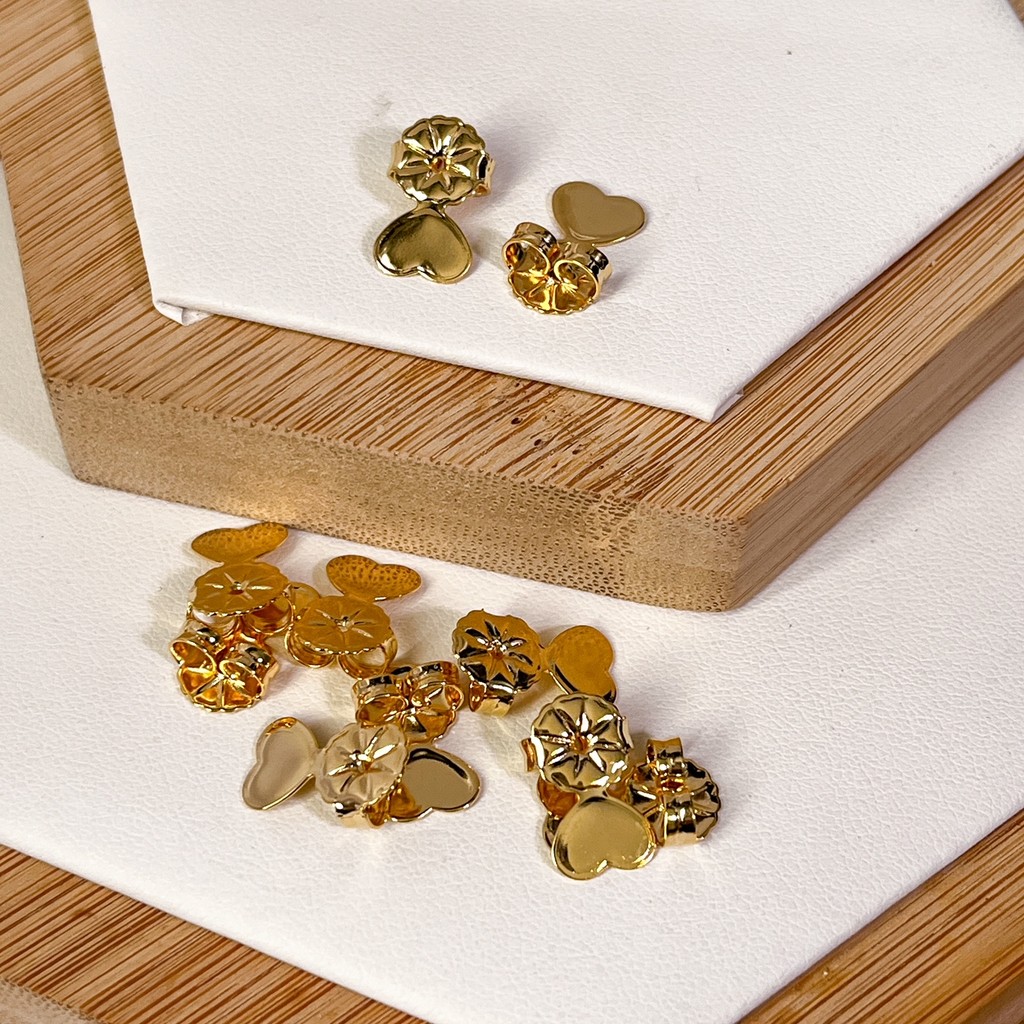 5 PARES DE TARRACHA MAGICA DE SUSTENTAÇÃO FOLHEADA OURO em Oferta na Shopee