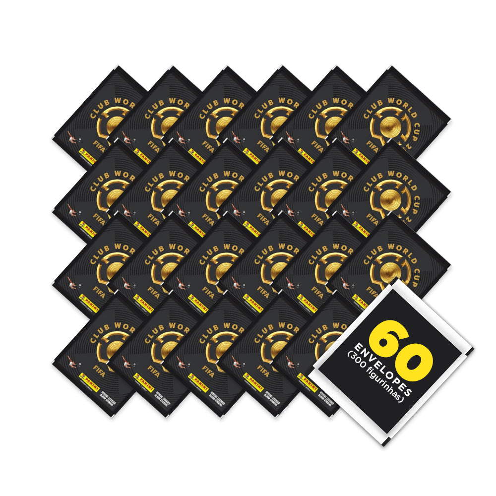 60 Envelopes FIFA Club World Cup 2025 - Mundial de Clubes (300 Figurinhas)