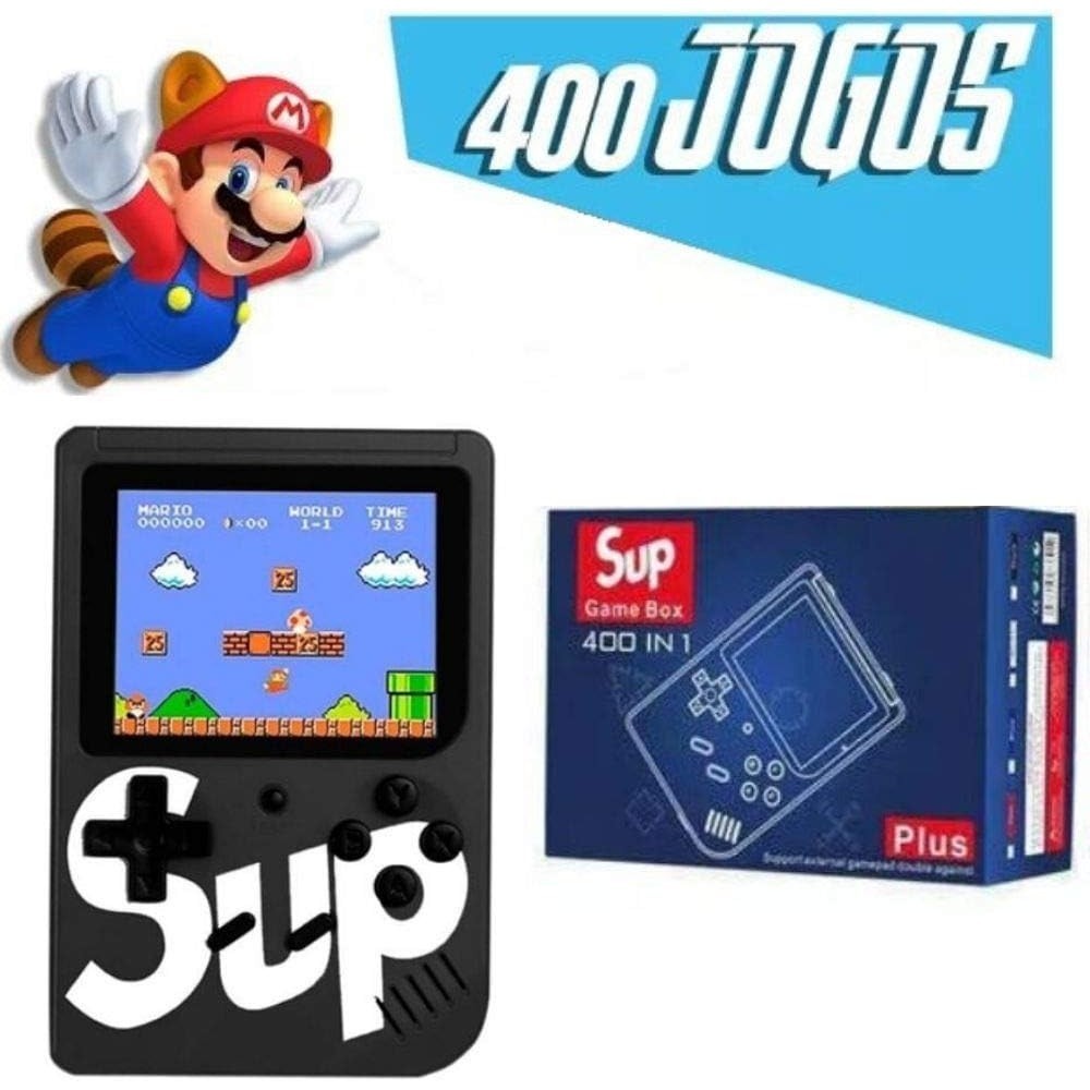 Vídeo Game Portátil 400 Jogos Internos Mini Game Sup-Presente Perfeito em Oferta na Shopee