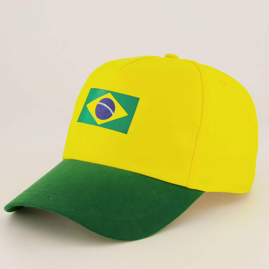 Boné Brasil Amarelo e Verde em Oferta na Shopee