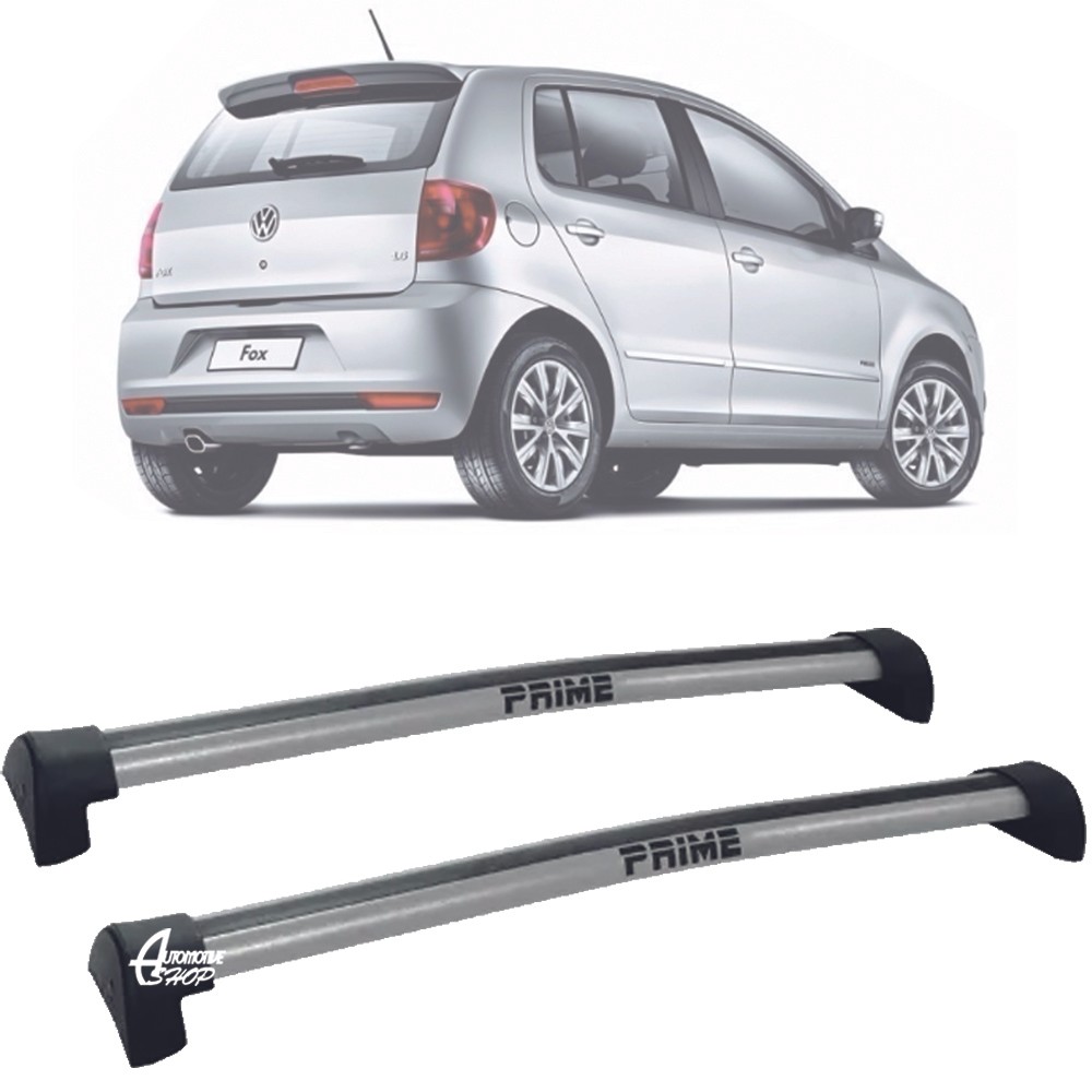 Rack Teto Aluminio Prime VW Fox 2003 até 2024 PTA PR025