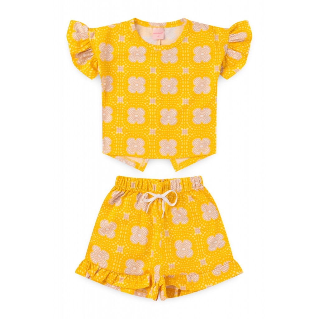 Conjunto Infantil Feminino Yellowish
