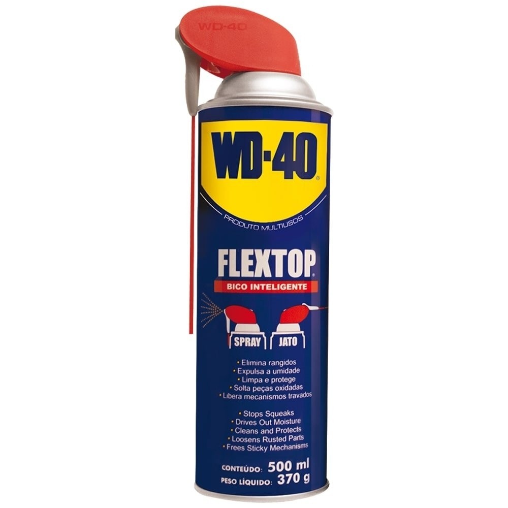 Antiferrugem WD40 Lubrificante Flextop Spray 500ml em Oferta na Shopee