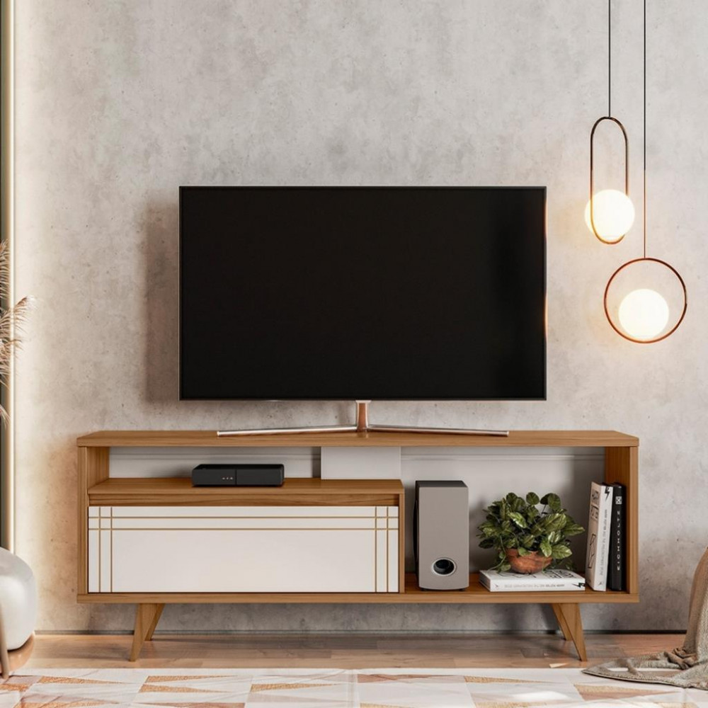 Rack para TV até 60 Polegadas 1 Porta NT 1315 Notável Móveis em Oferta na Shopee