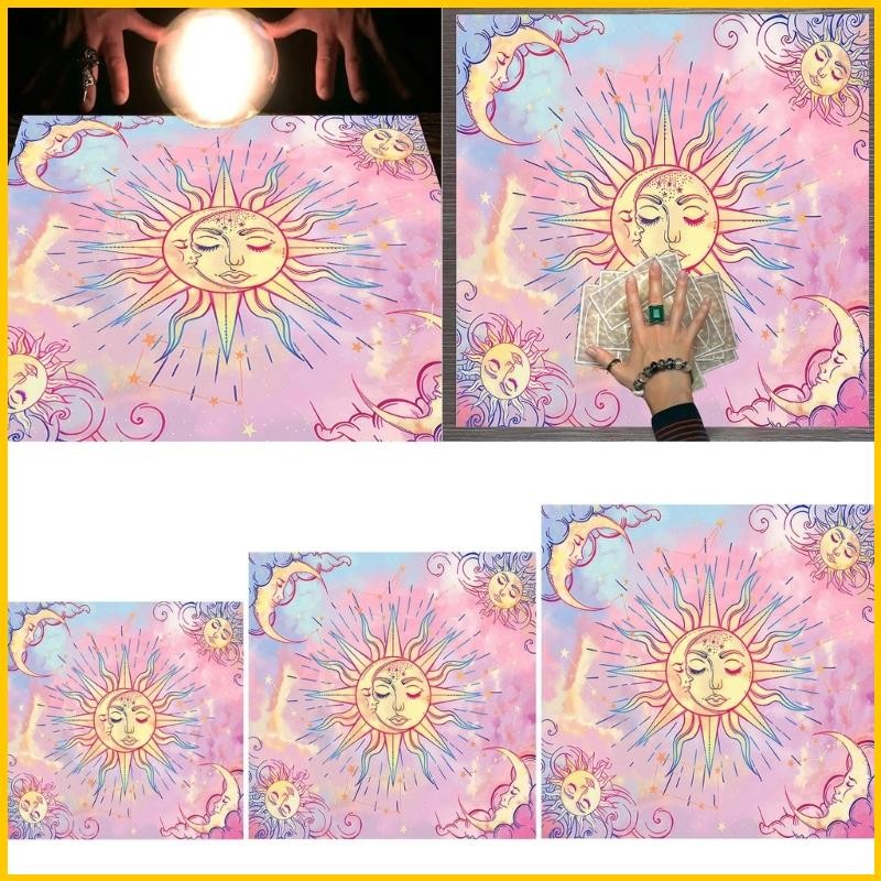 Toalha Tarô Místico SUN Para Decorações Festas Jantar Cozinha em Oferta na Shopee
