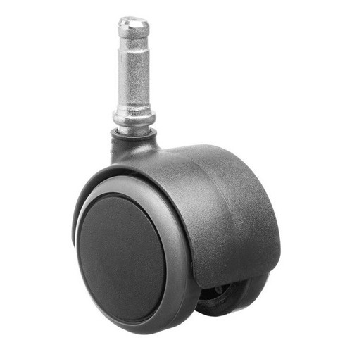 Rodizio 50mm Roda C/ Poliuretano Pu Anti Risco, Pino 10mm C/ Bucha De 1/2'' (13mm) P/ Cadeiras E Móveis