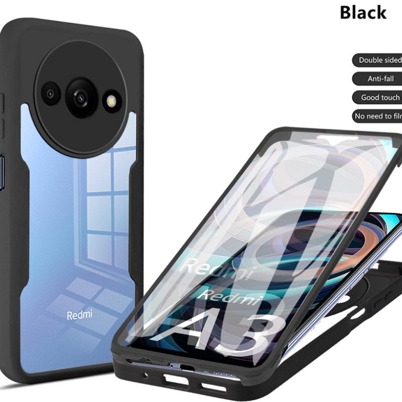 Para Redmi 14C 13C 13 A3 4G 5G 360 Caso De Telefone Xiaomi 14T Pro Poco C75 Cobertura Completa Proteção Protetor De Tela