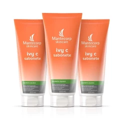 3 Sabonete Líquido Facial Ivy C 200ML