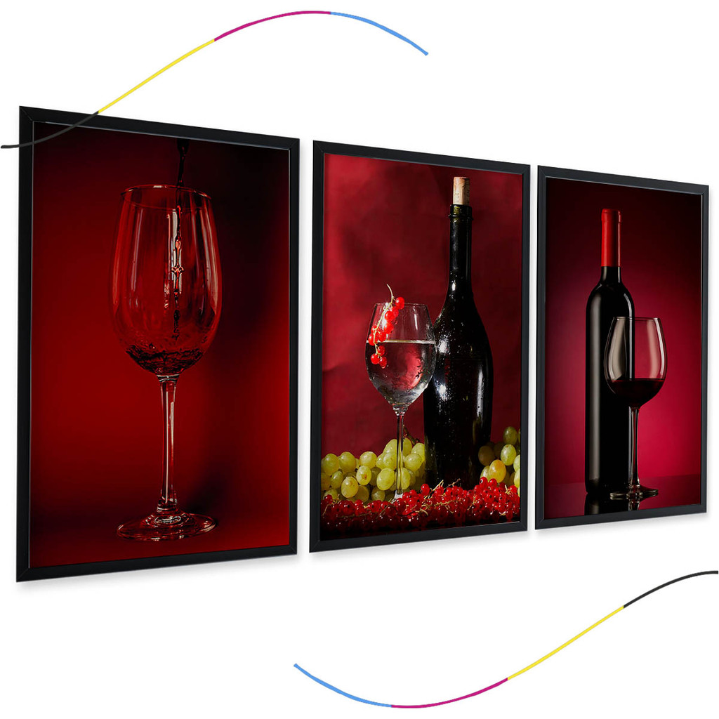 Quadro decorativo vinho, adega, vinho, sala, restaurante, cozinha