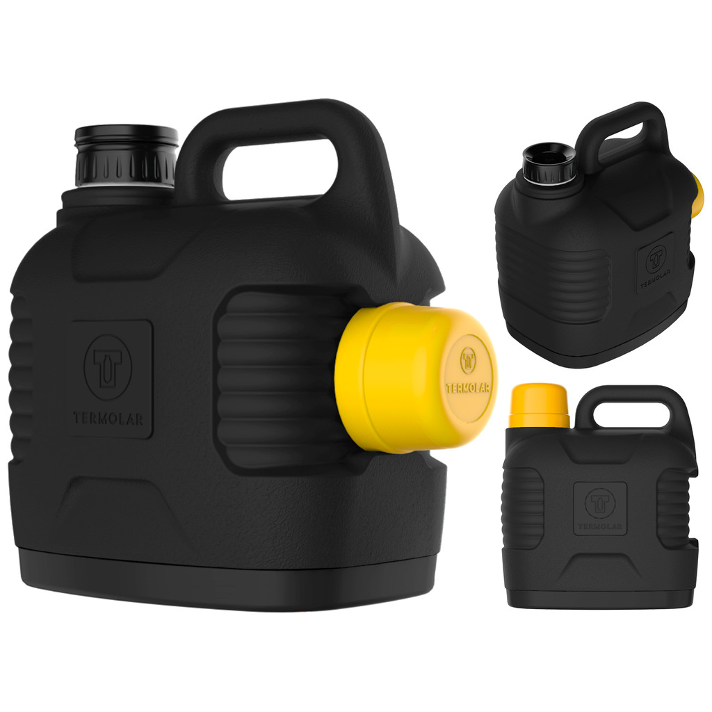 Garrafão Térmico Supertermo 5 Litros Preto Amarelo Termolar em Oferta na Shopee
