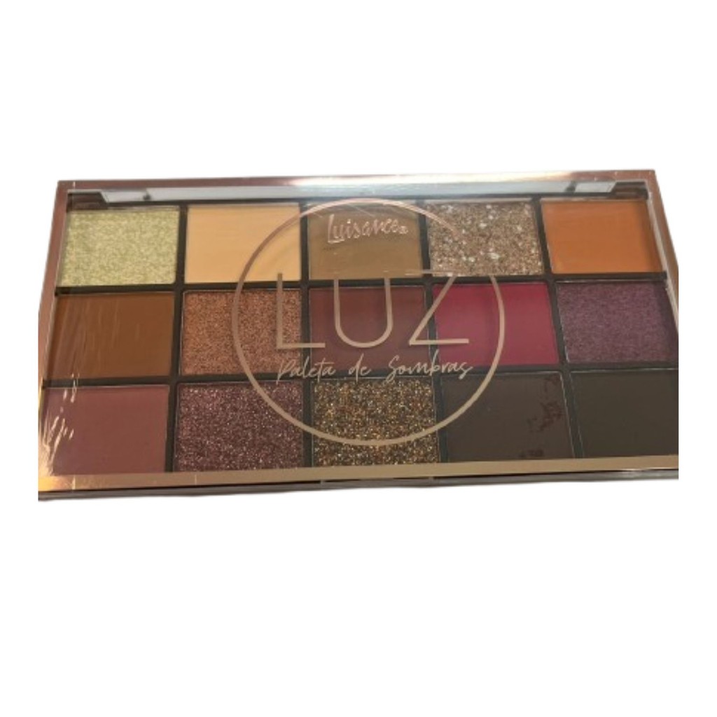 Paleta De Sombras 15 Cores- Coleção Luz - Luisance