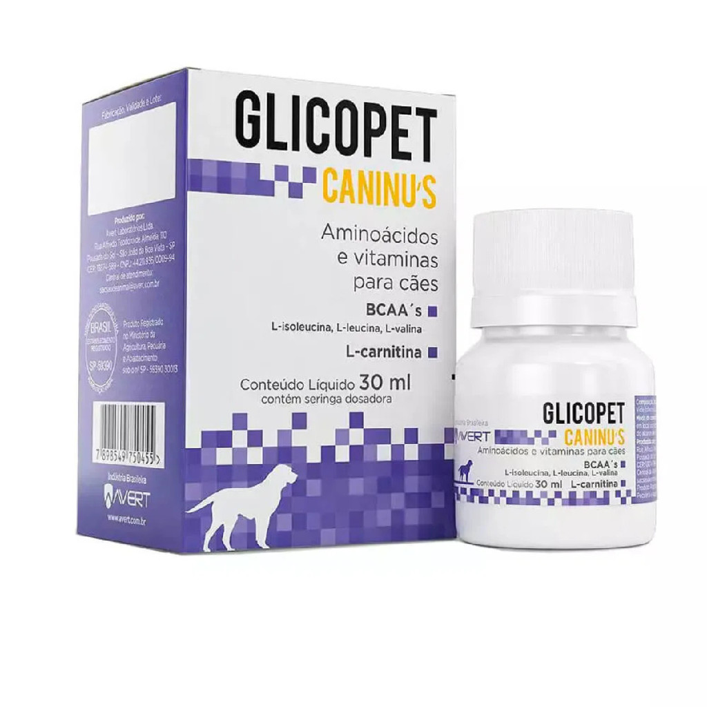 Glicopet Caninus 30Ml Suplemento Vitamínico P/Cães em Oferta na Shopee