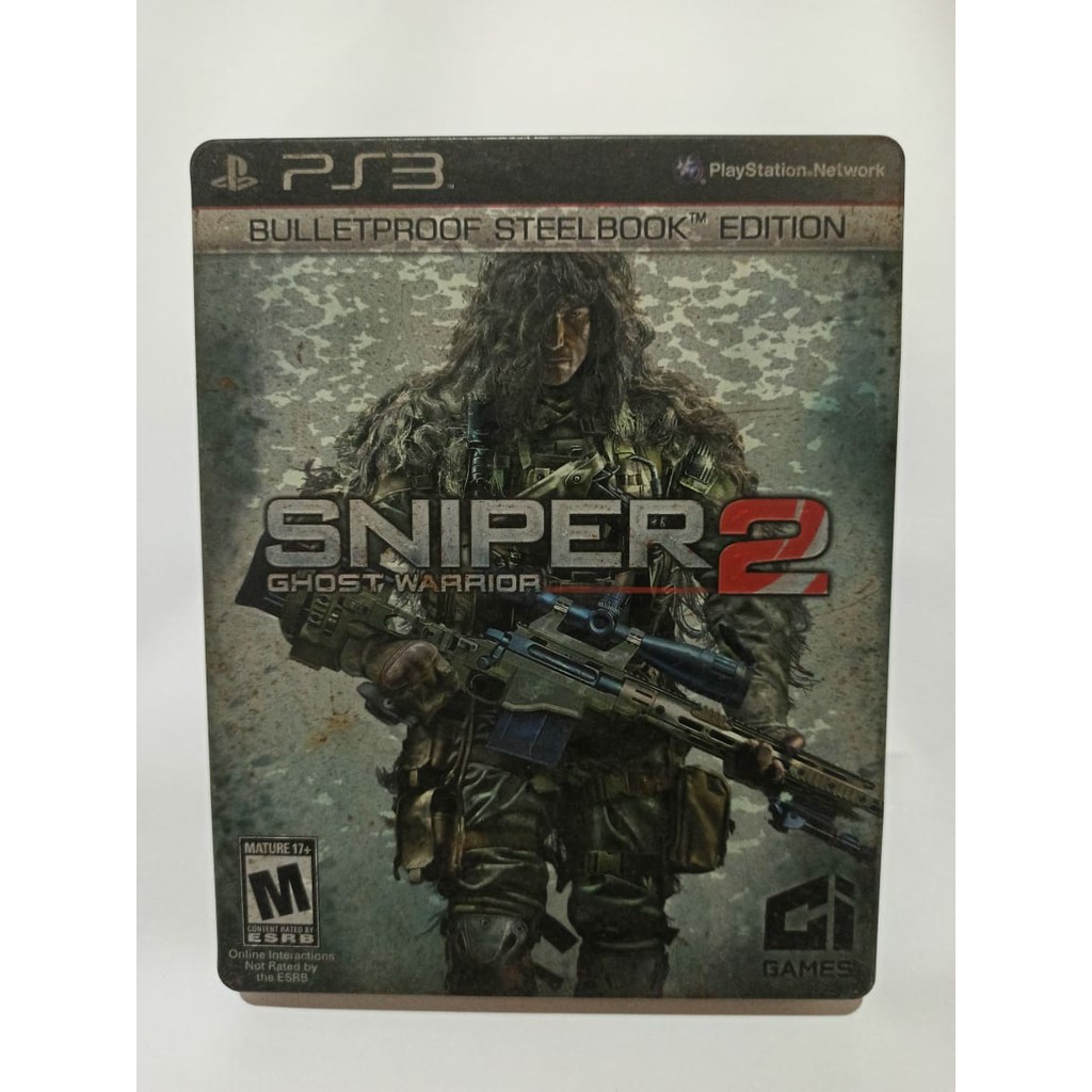 Sniper Ghost Warrior 2 Ps3 Steelbook Mídia Física
