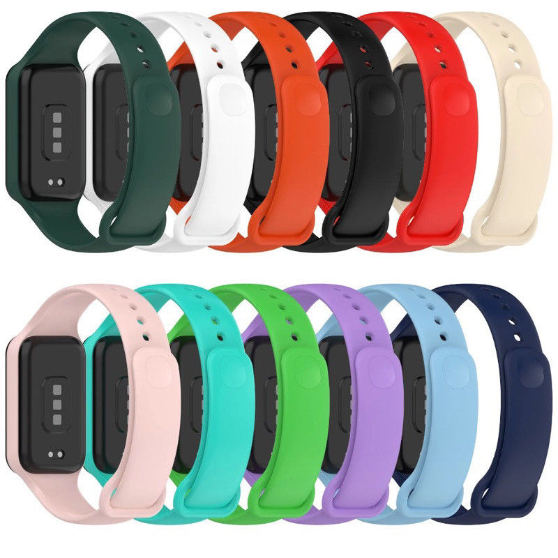 pulseira silicone para Redmi Smart Band 2/Mi Band 8 Active