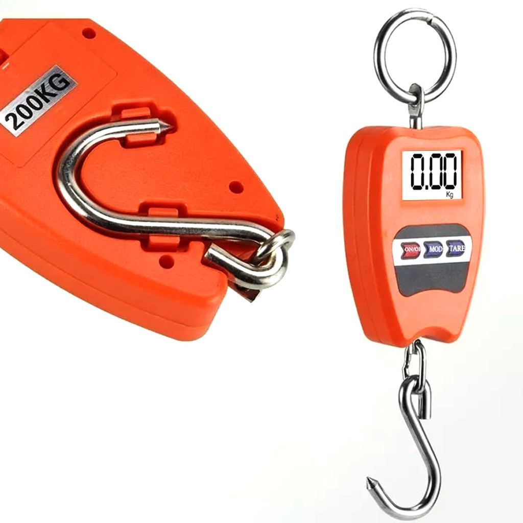 Balança Digital 200kg Gancho Suspensa Guindaste Profissional Industrial Açougue — imagem 2 de 2