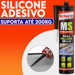 Silicone Adesivo Extra Foste Branco 290ml Ms Ultra Express Fischer